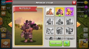 Conta clash of clans cv12 com 18k de gemas