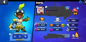 Conta do brawl stars