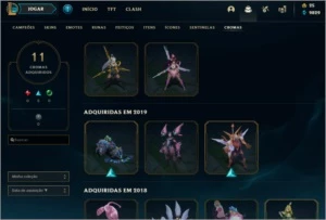 Conta lol, d4, 116 champs + skins - League of Legends