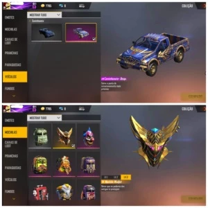 Conta diamante 1 gemada - Free Fire