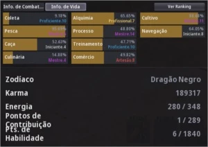 Black Desert SA - Ninja lvl 62 - 267/269/294
