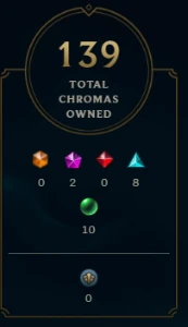 Conta LOL|Diamante 2|170 Skins ativas+109 no espólio|145k EA - League of Legends