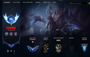 Conta LOL|Diamante 2|170 Skins ativas+109 no espólio|145k EA - League of Legends