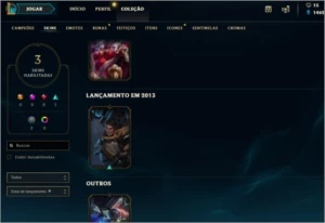 Conta level 42 com 26 champs - League of Legends LOL
