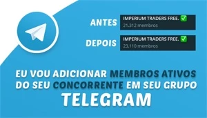 [Promoção] Membros ativos para seu grupo Telegram!