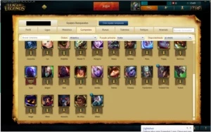 Conta league of legends Platina V LOL