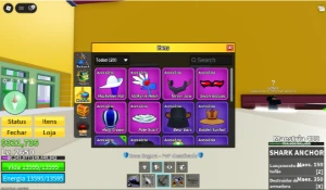Conta rara de blox fruit com 3k de robux gasto - Roblox