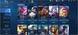 VENDO CONTA ML COM 73 HEROS E 132 SKINS! - Mobile Legends