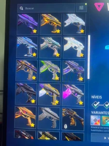 CONTA DE VALORANT - AS MELHORES SKINS DA RANKED+5000 GASTOS