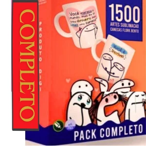 Pack 1500 Artes Sublimação Para Canecas - Flork Bento Meme - Others