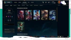 Conta diamante 4 smurf - League of Legends LOL