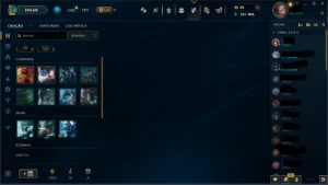 Conta lol ouro 2 mono lux 317 skins - League of Legends