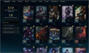 CONTA DIAMOND (110 SKINS + 211 ÍCONES) - League of Legends LOL