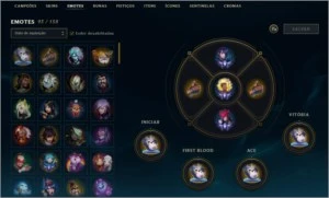 CONTA DIAMOND (110 SKINS + 211 ÍCONES) - League of Legends LOL