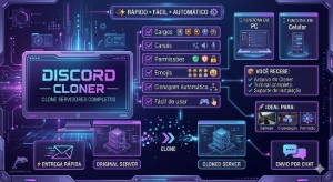 💜 Discord Cloner — Clone Servidores Completos 💜