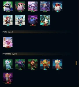 Conta League of Legends com mais de 930 skins LOL