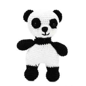 Panda Médio em Amigurumi - Artesanato e Personalizados