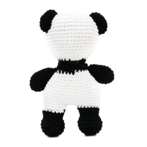 Panda Médio em Amigurumi - Artesanato e Personalizados
