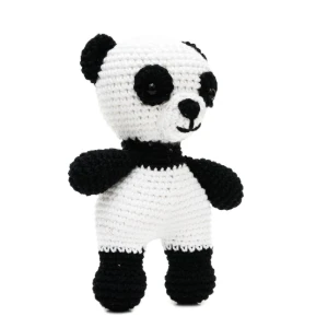 Panda Médio em Amigurumi - Artesanato e Personalizados