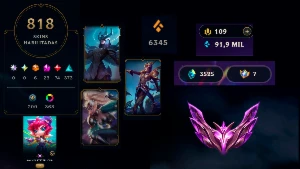 Conta LoL 818 skins - Janna Vitoriosa + Kayle Juíza e MAIS! - League of Legends