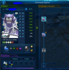 Conta Aoa + Fang Shin Serv Omega Ladmo (Aberto a Negociaçã   - Digimon Masters Online