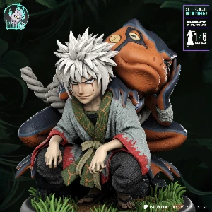 Young Jiraiya naruto - 3d stl - Outros