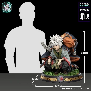 Young Jiraiya naruto - 3d stl - Outros
