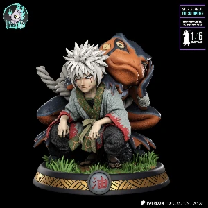 Young Jiraiya naruto - 3d stl - Outros