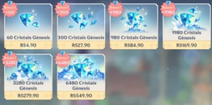 Ar41 Raiden Shogun + Yelan E Atlas Celestial No Precinho - Genshin Impact