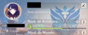 Ar41 Raiden Shogun + Yelan E Atlas Celestial No Precinho - Genshin Impact