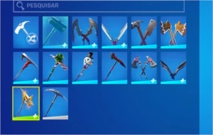 Conta fortnite, poucas skins