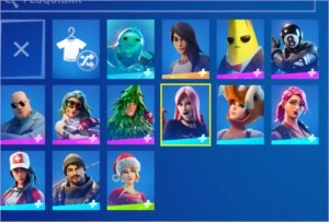 Conta fortnite, poucas skins