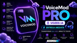 🎙️ VoiceMod PRO | Vozes IA [ 30 DIAS] ✨ - Inteligência Artificial