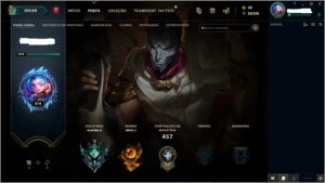 Conta lol Platina 2 - League of Legends