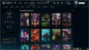 Conta lol Platina 2 - League of Legends