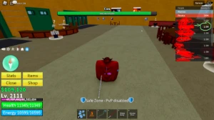 Conta roblox com coisas no blox fruits e grand piece