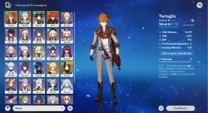 Ayato + scaramouche + tartaglia + conta hsr com blade e welt - Outros