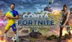 Conta Fortnite com 80 skins Lara Croft/ Neymar /Ravena/Vader