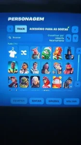Conta Fortnite com 80 skins Lara Croft/ Neymar /Ravena/Vader