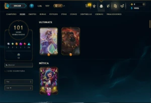 Unranked com 120 Champs e 101 Skins ( JG / ADC / SUP ) - League of Legends LOL