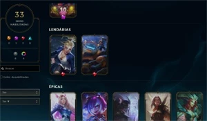 Conta LoL Mestre 68% de Winrate - League of Legends