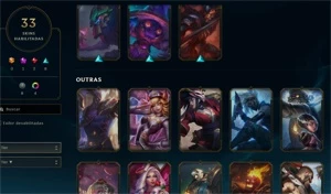 Conta LoL Mestre 68% de Winrate - League of Legends