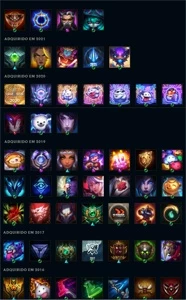 Conta LoL Mestre 68% de Winrate - League of Legends