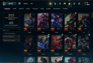 Conta prata 3 com 95 Champs e 47 Skins - League of Legends LOL