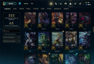Conta prata 3 com 95 Champs e 47 Skins - League of Legends LOL