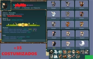 Conta Transformice de 2011 com muitos Pelos - Outros