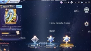 SAINT SEIYA AWAKENING - COM GEMAS AVANÇADAS E LIVROS SSA