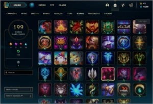 CONTA NO LOL GOLD IV 97 SKINS NV 333 - League of Legends