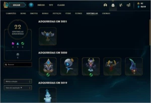 CONTA NO LOL GOLD IV 97 SKINS NV 333 - League of Legends