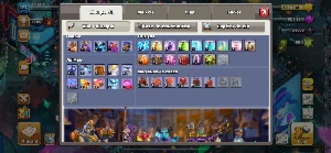 Acount Clash of Clans cv17 semi full